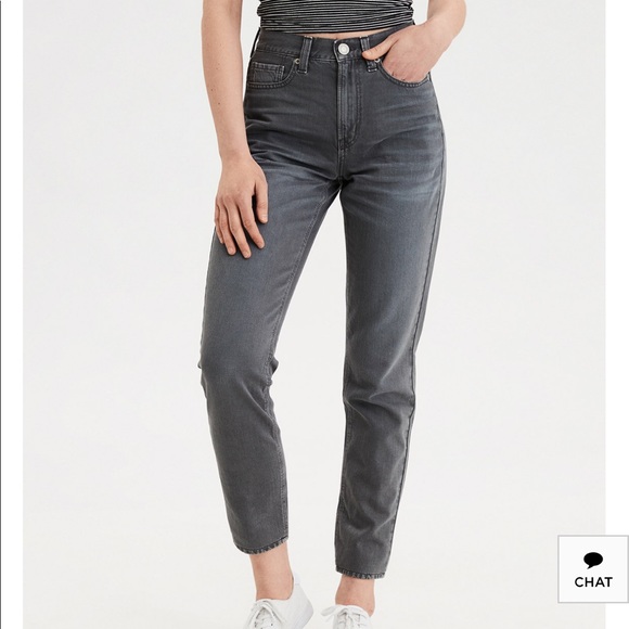 American Eagle Outfitters Denim - NWOT American Eagle Grey Wash Mom Jeans